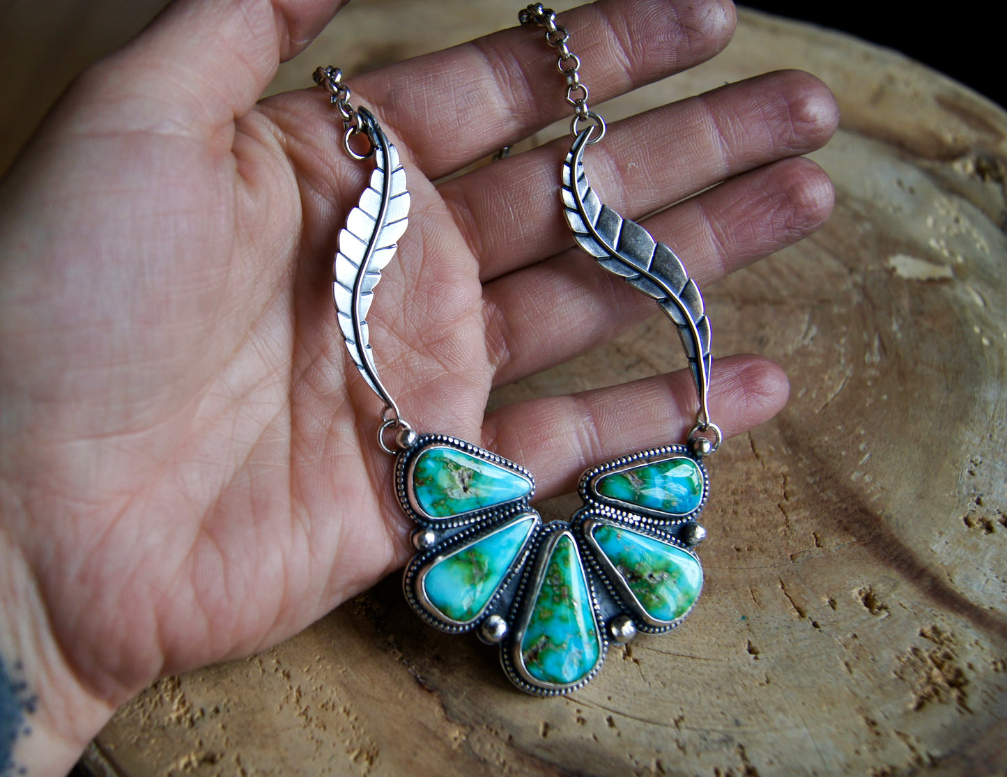Sonoran Gold Turquoise Heirloom Necklace