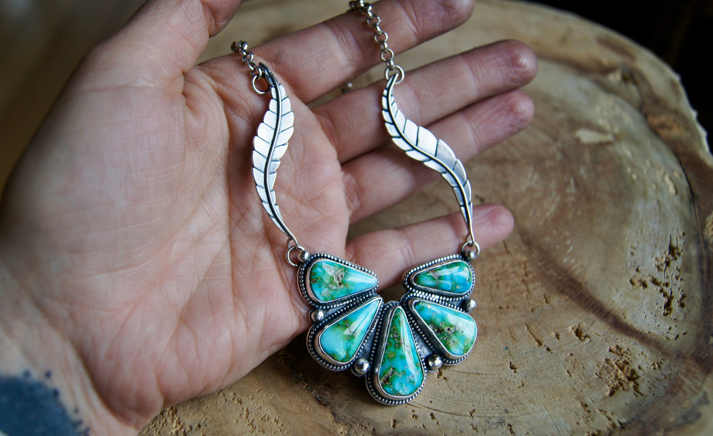 Sonoran Gold Turquoise Heirloom Necklace