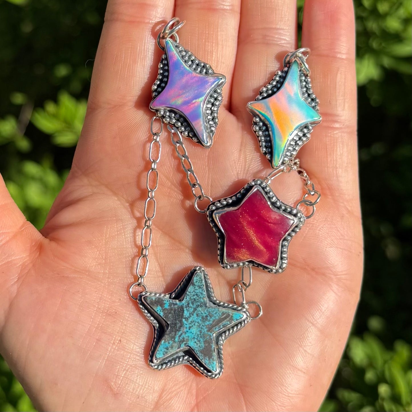 Turquoise Star Talisman Necklace