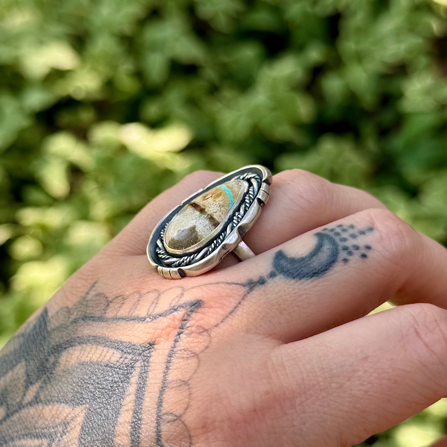 Royston Ribbon Turquoise Ring | Size 6.5