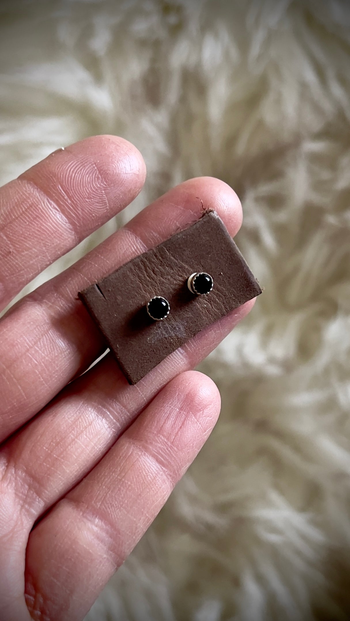Onyx Stud Earrings
