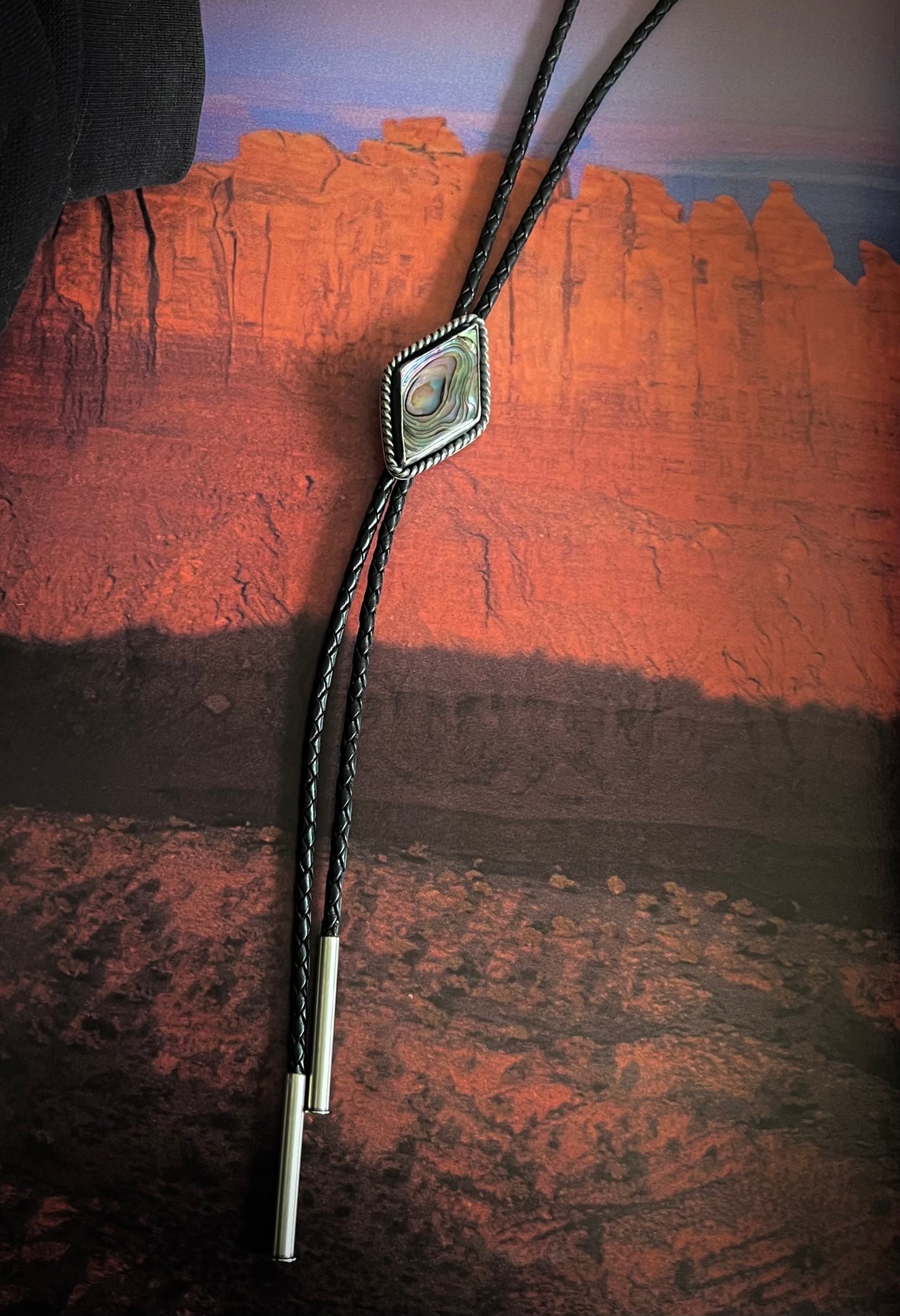 Abalone Bolo Tie