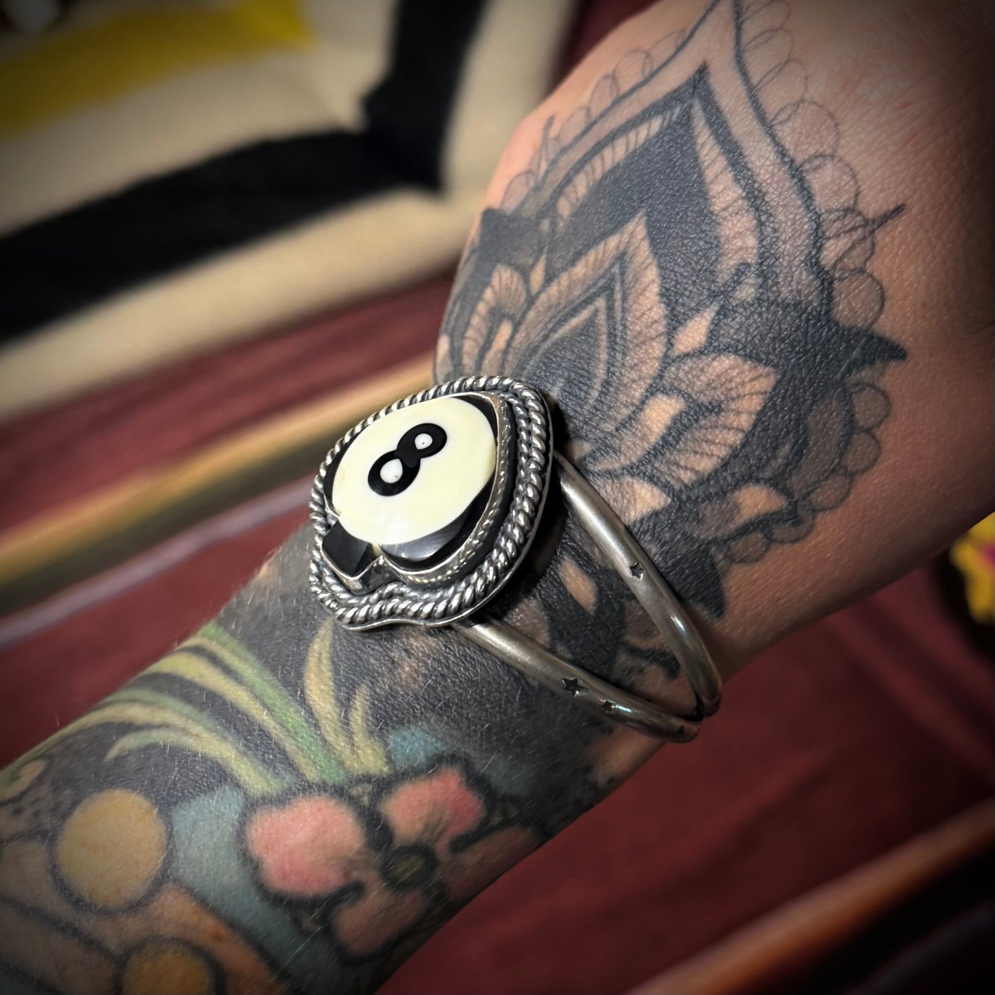Magic 8 Ball 🎱 Cuff Bracelet