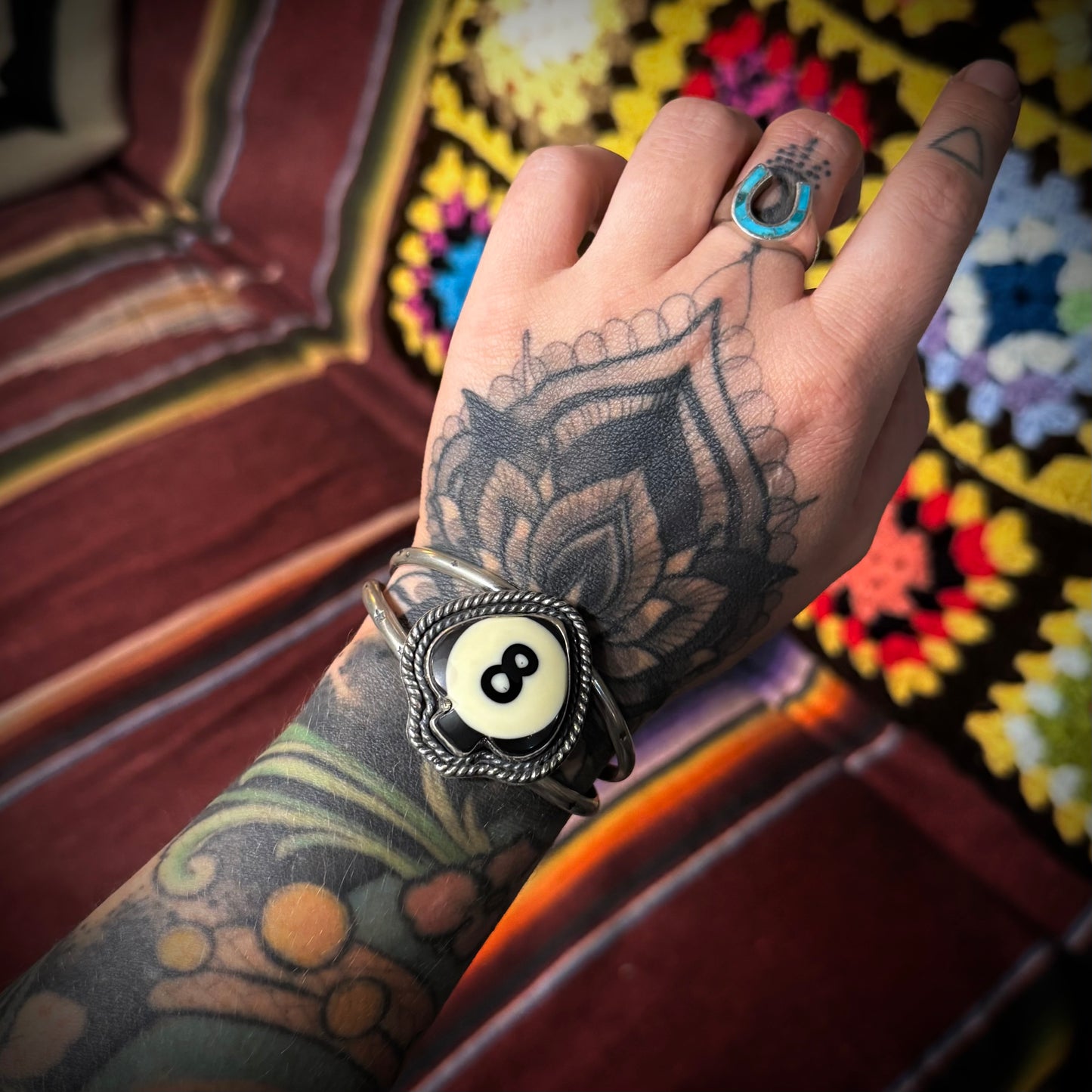 Magic 8 Ball 🎱 Cuff Bracelet