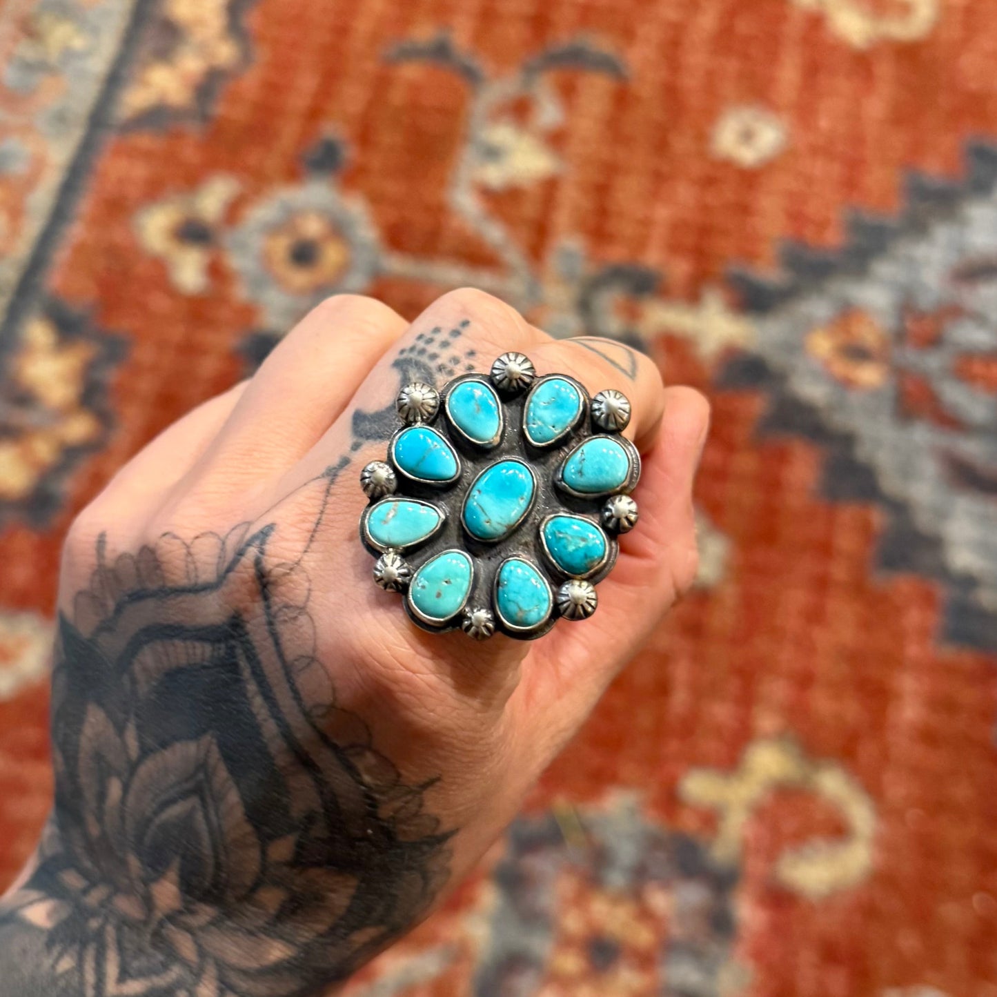 Sierra Bella Turquoise Statement Ring | Size 9.5