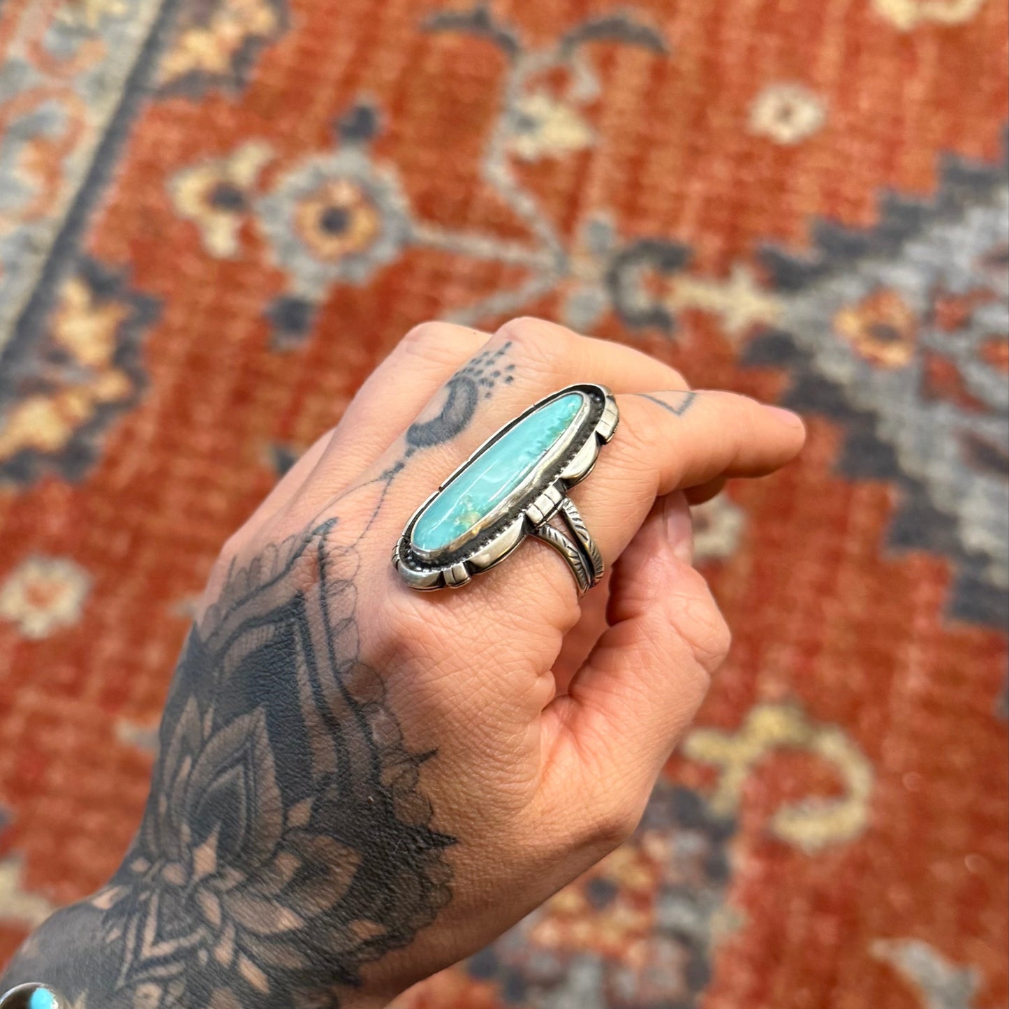 Candelaria Hills Variscite Ring | Size 9.5