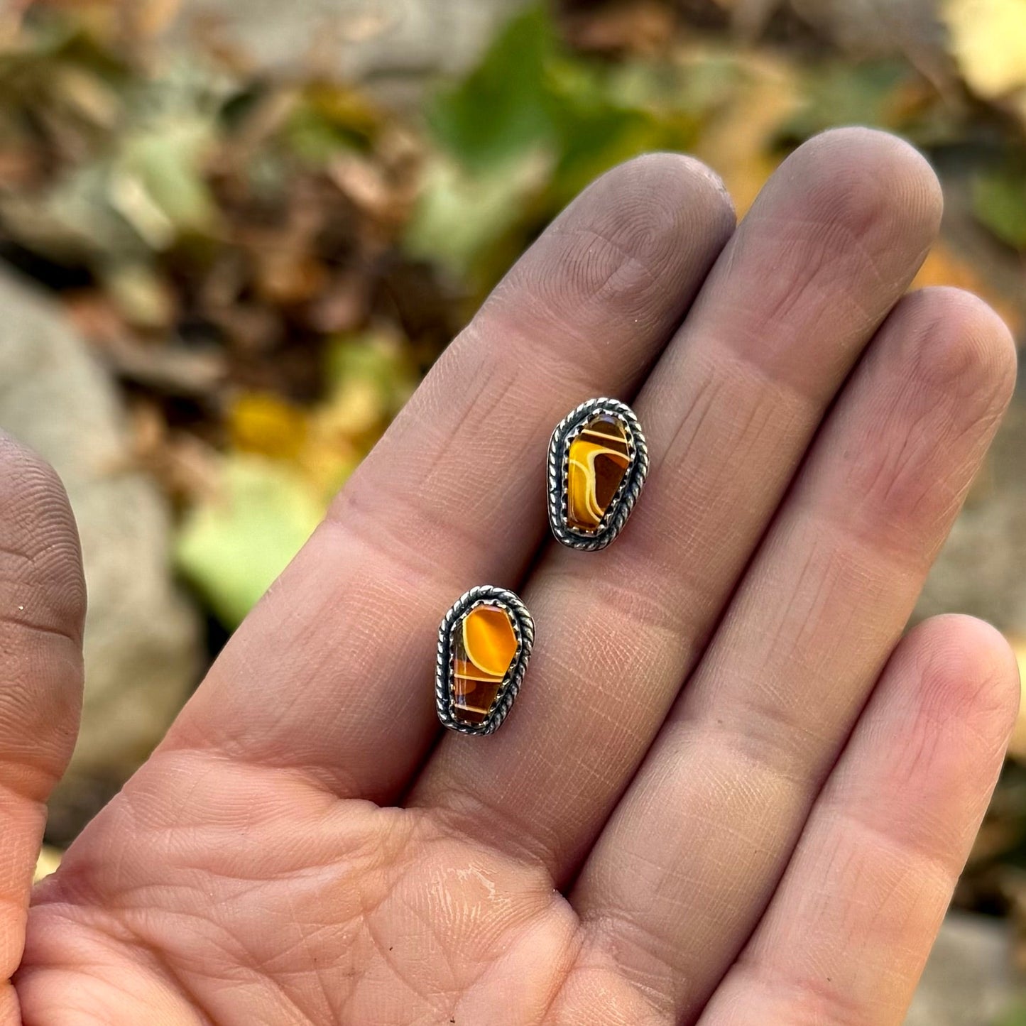 Coffin Stud Earrings