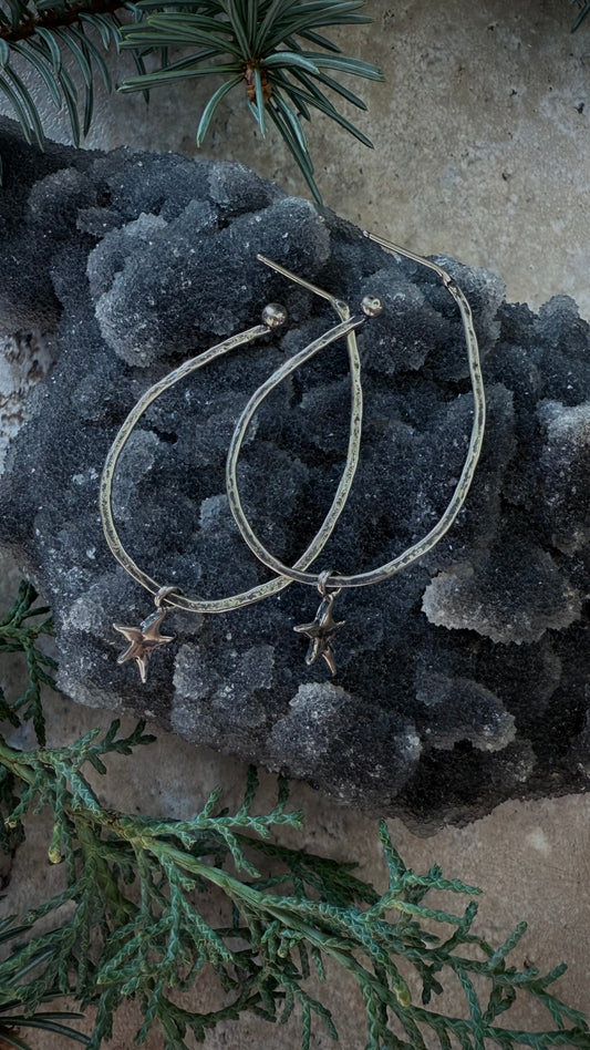 MTO Starlit Hoop Earrings