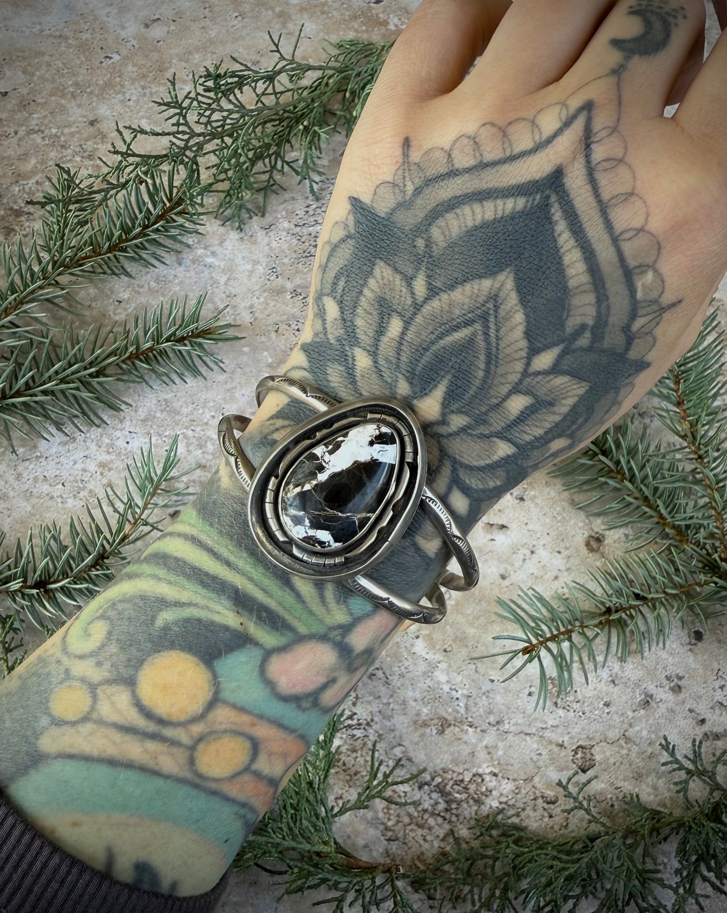 White Buffalo Cuff Bracelet (M/L)