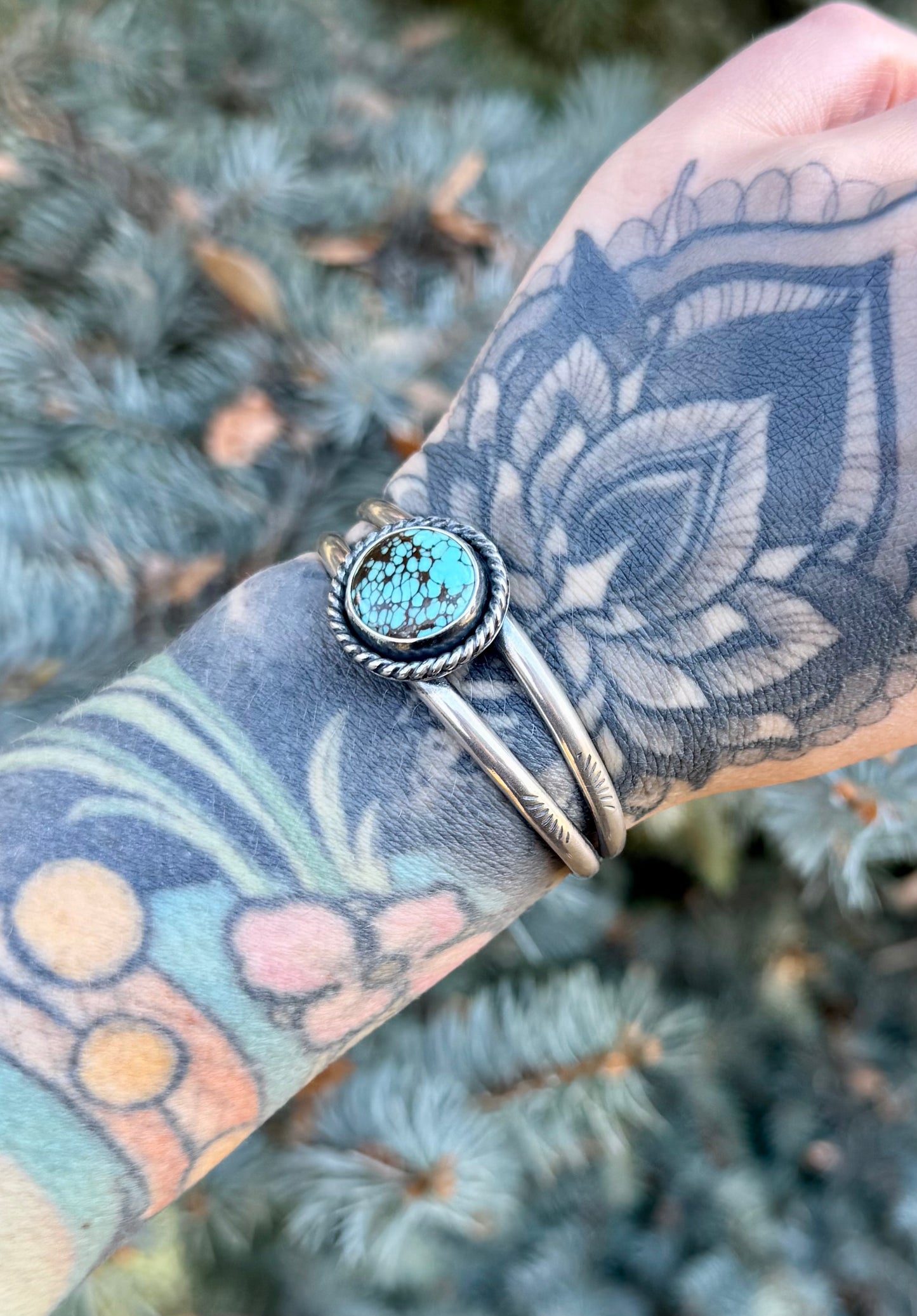 Blue Mesa | Hubei Turquoise Sterling Silver Cuff (XS/S)