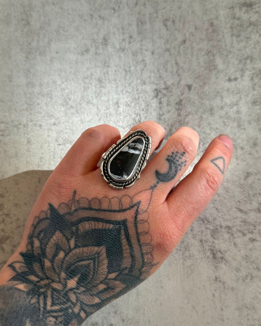 White Buffalo Statement Ring | Size 6.5