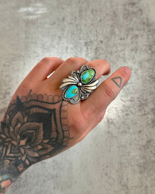 Sonoran Gold Turquoise Statement Ring