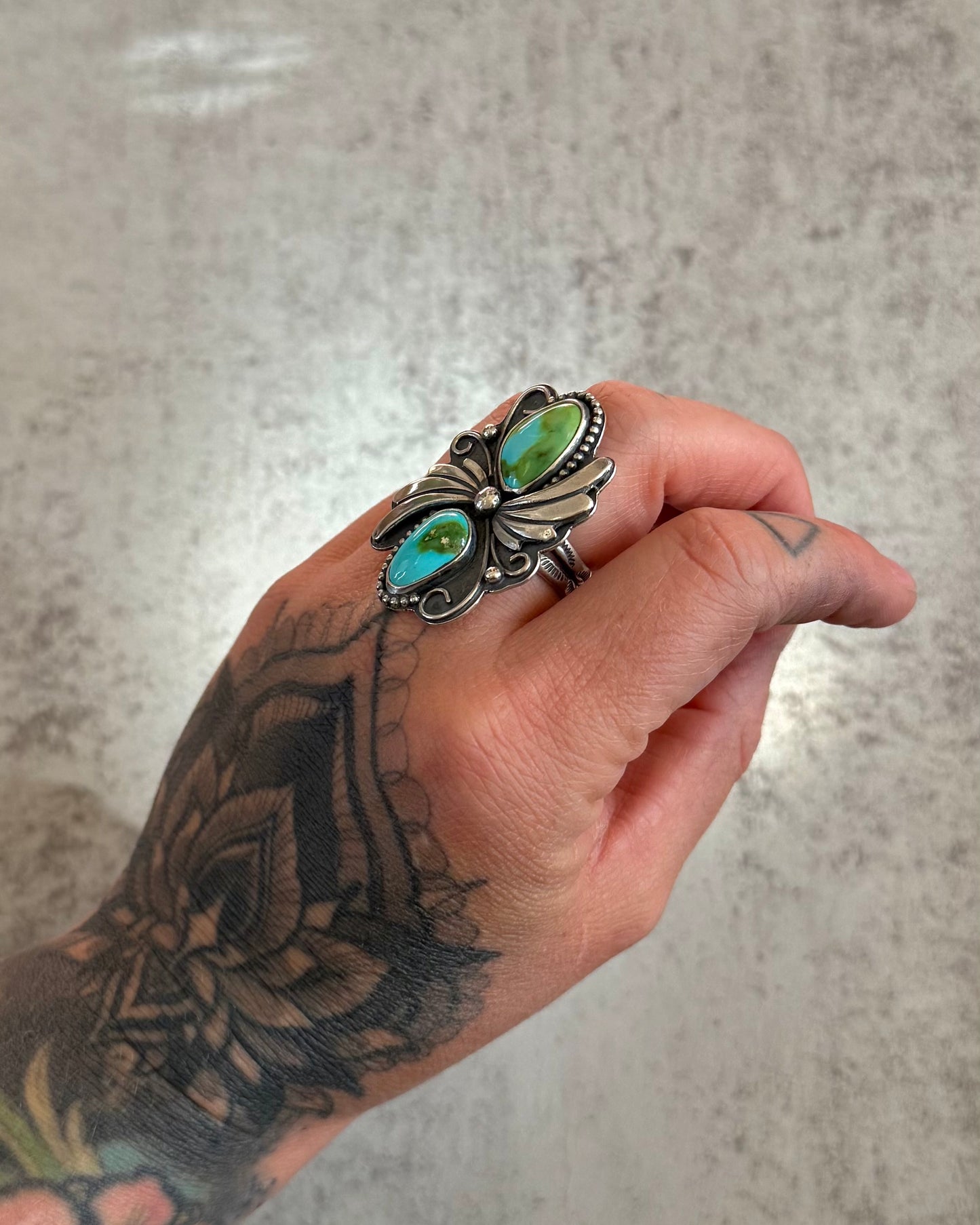 Sonoran Gold Turquoise Statement Ring