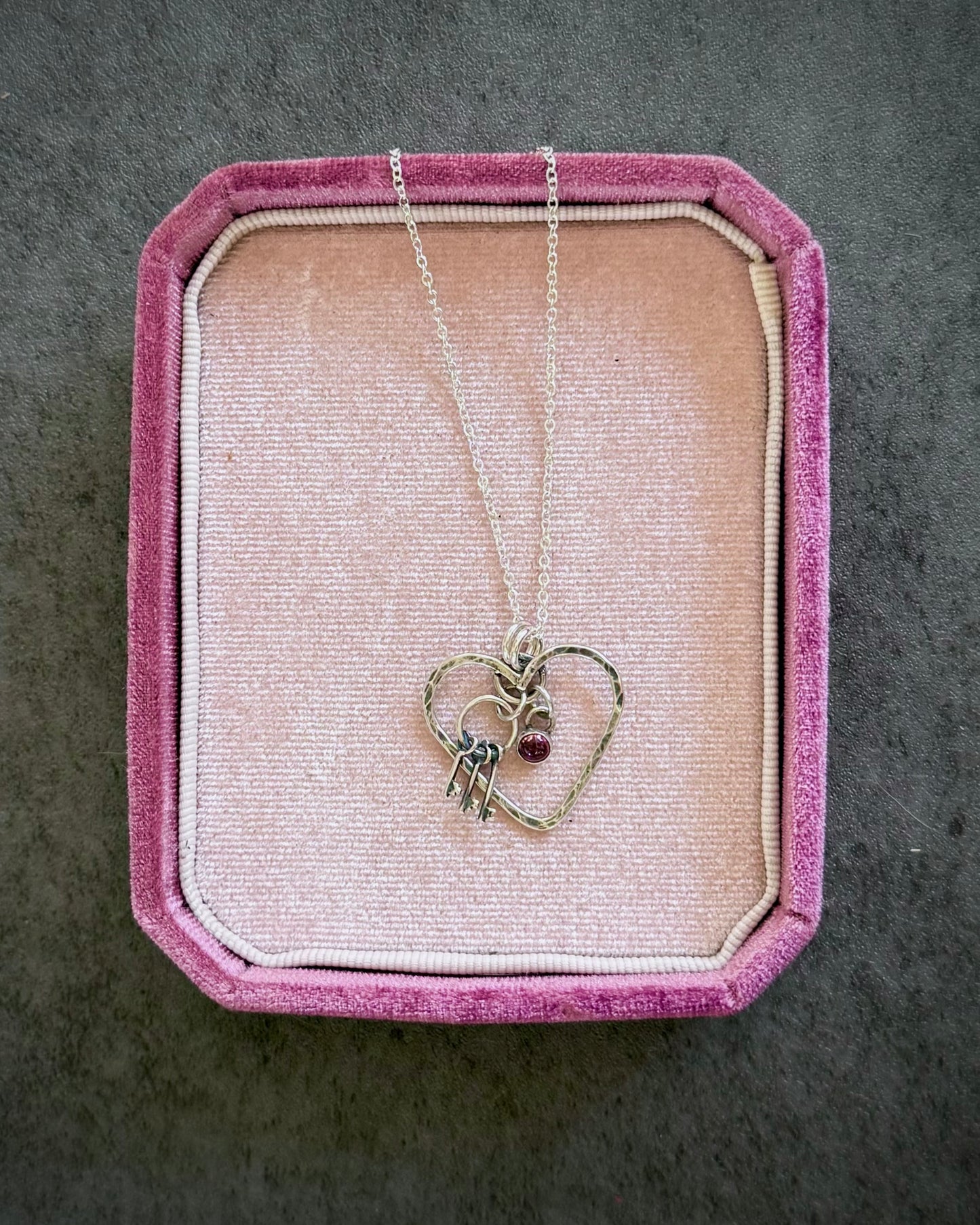Key to My Heart Charm Necklace