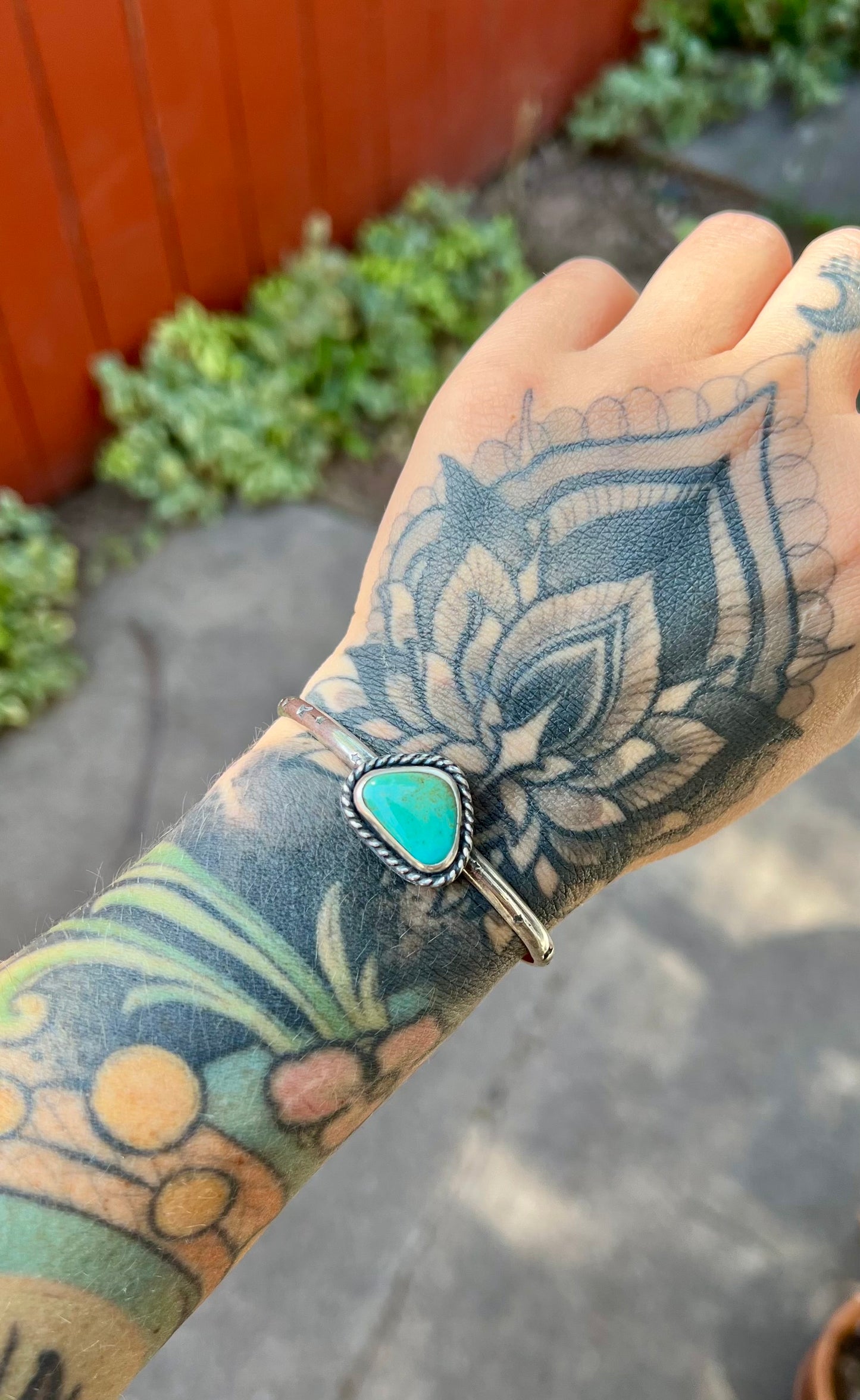 Turquoise Cuff Bracelet  (S/M)