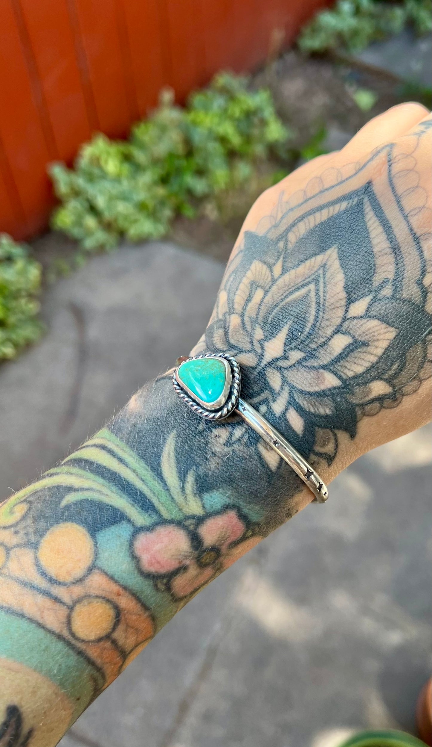 Turquoise Cuff Bracelet  (S/M)