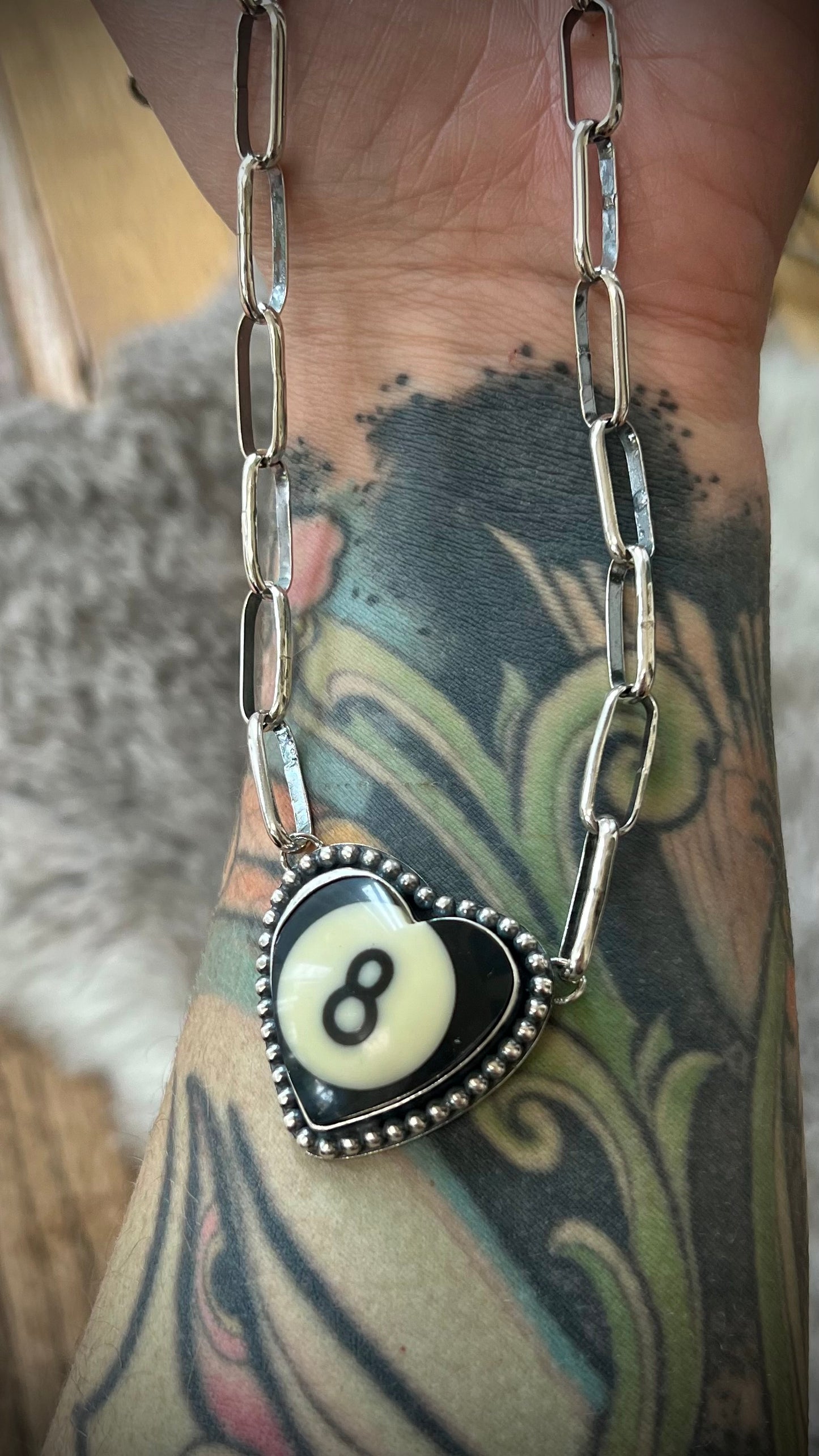 Eight Ball Choker/Necklace #2