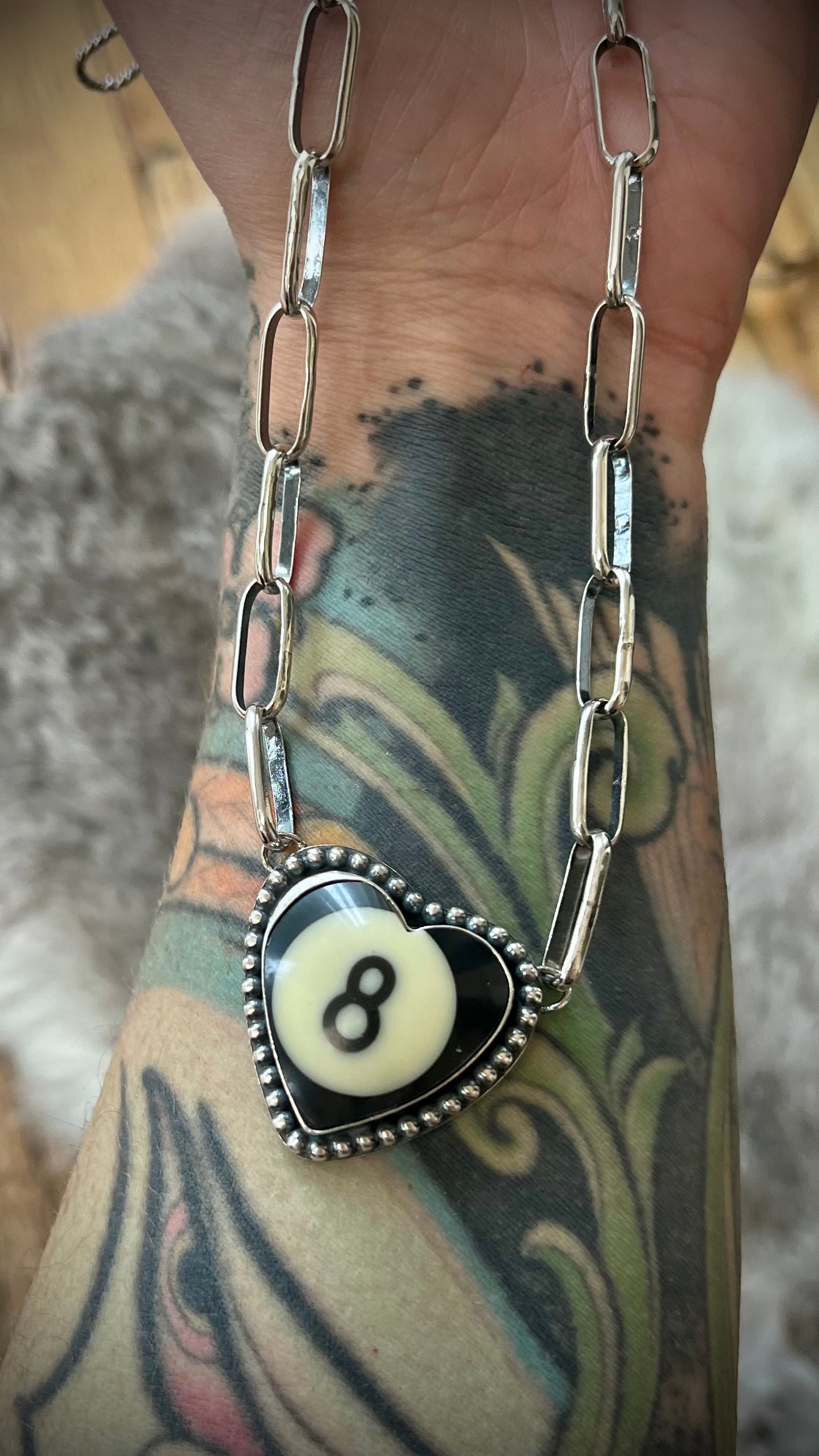 Eight Ball Choker/Necklace #2