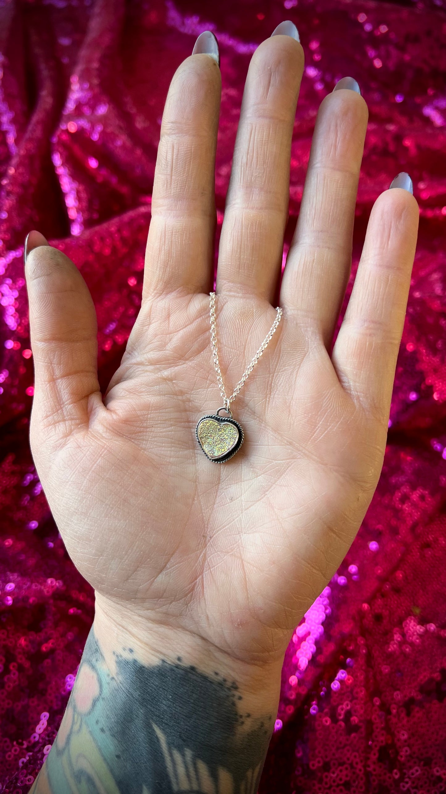 Quartz Druzy 18" Necklace