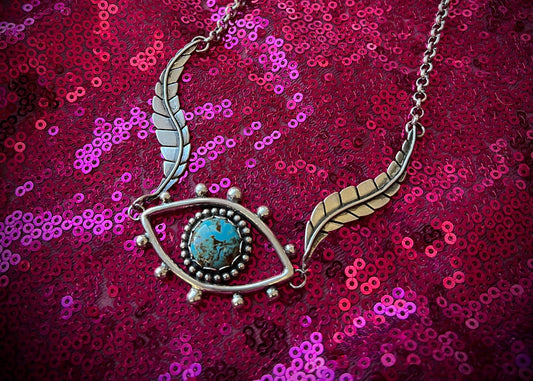 "All Seeing" Turquoise Necklace