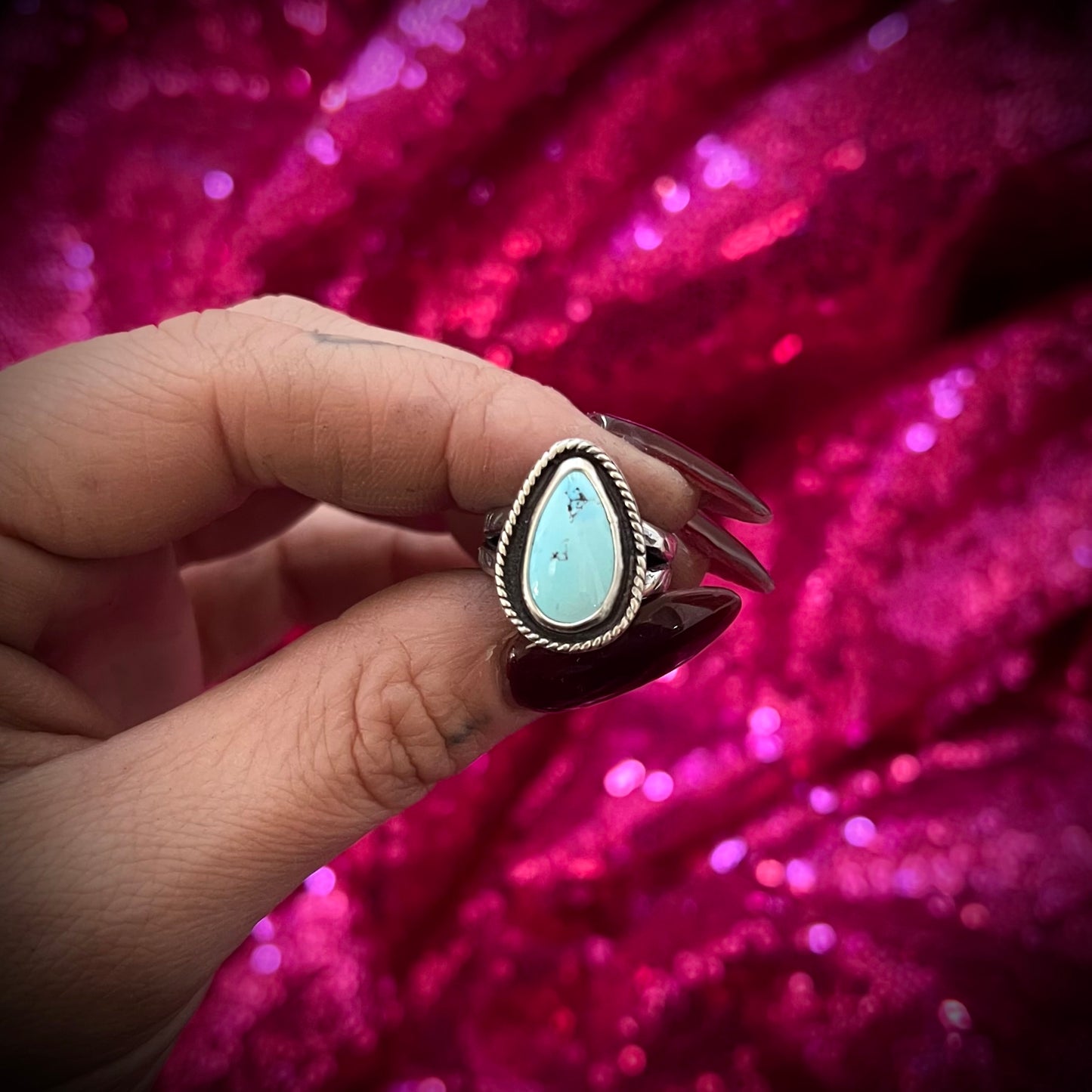 Golden Hills Turquoise Ring | Size 5.25