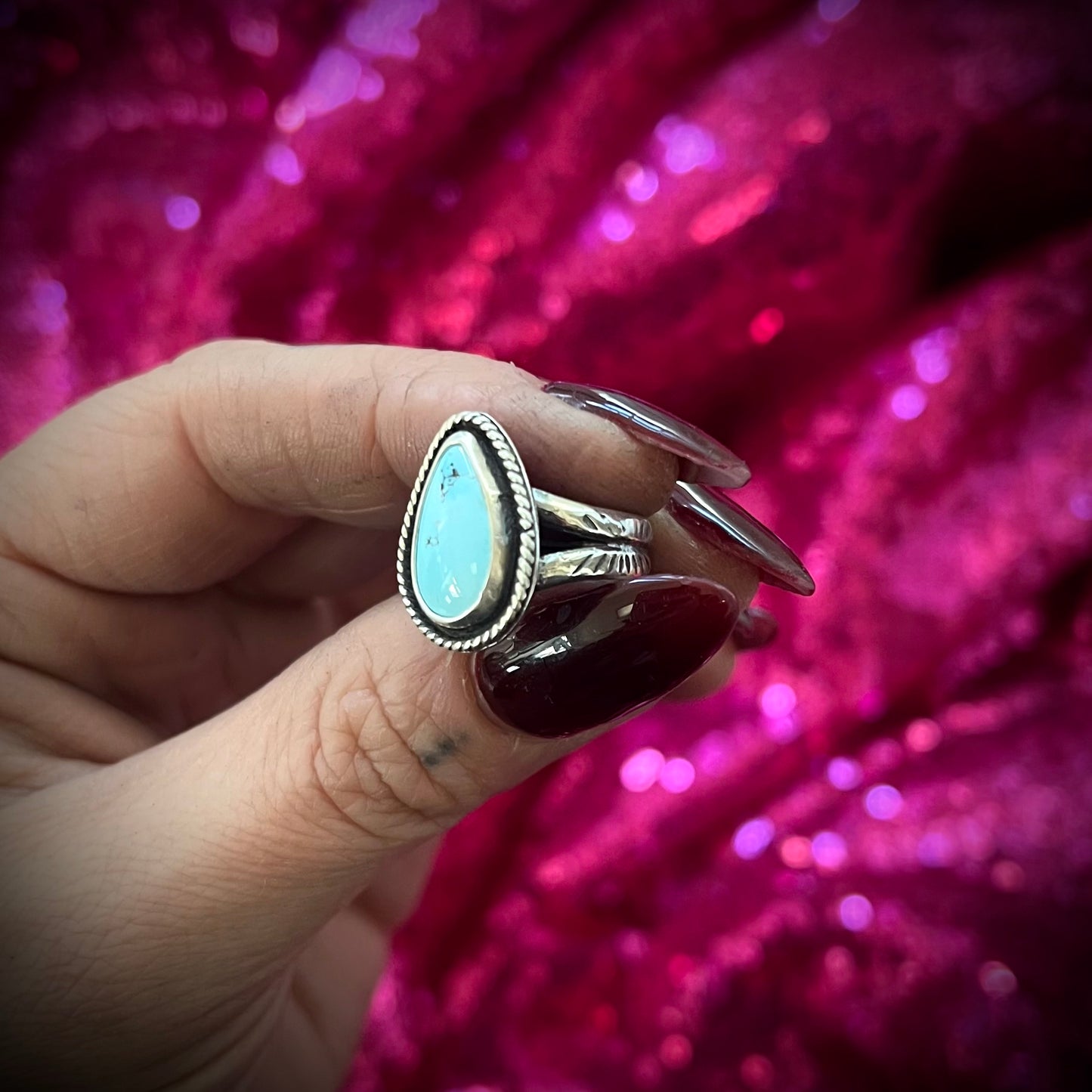 Golden Hills Turquoise Ring | Size 5.25