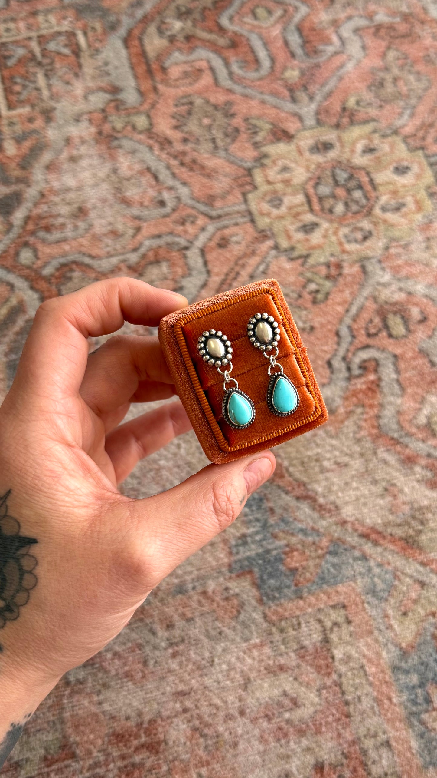 Made to Order High Desert Everyday Turquoise Earrings