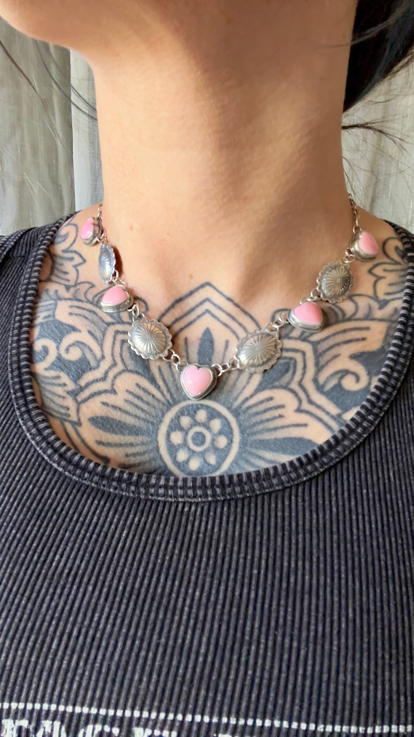 Southwest Sweetheart Queen Conch Shell Necklace/Choker