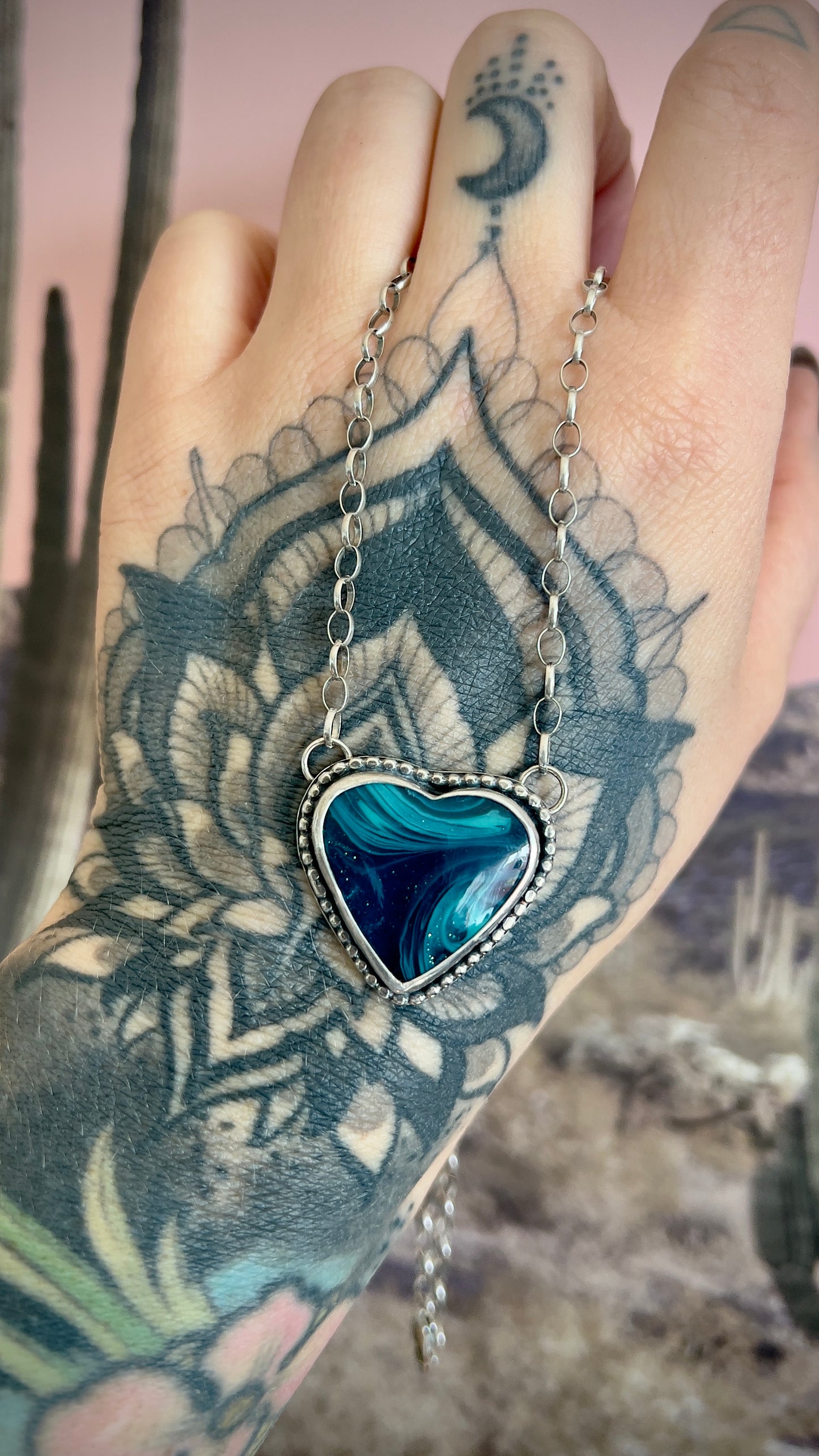 Blue Valentine Necklace