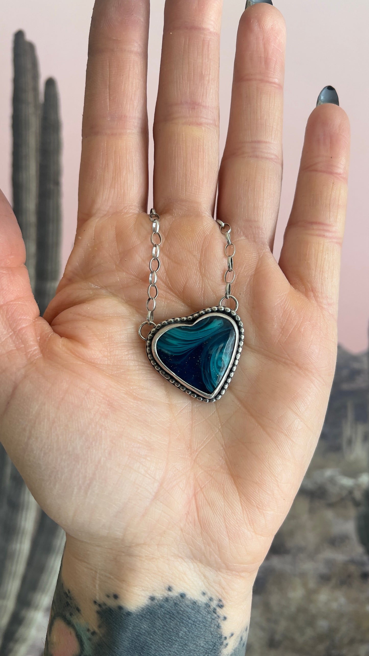 Blue Valentine Necklace