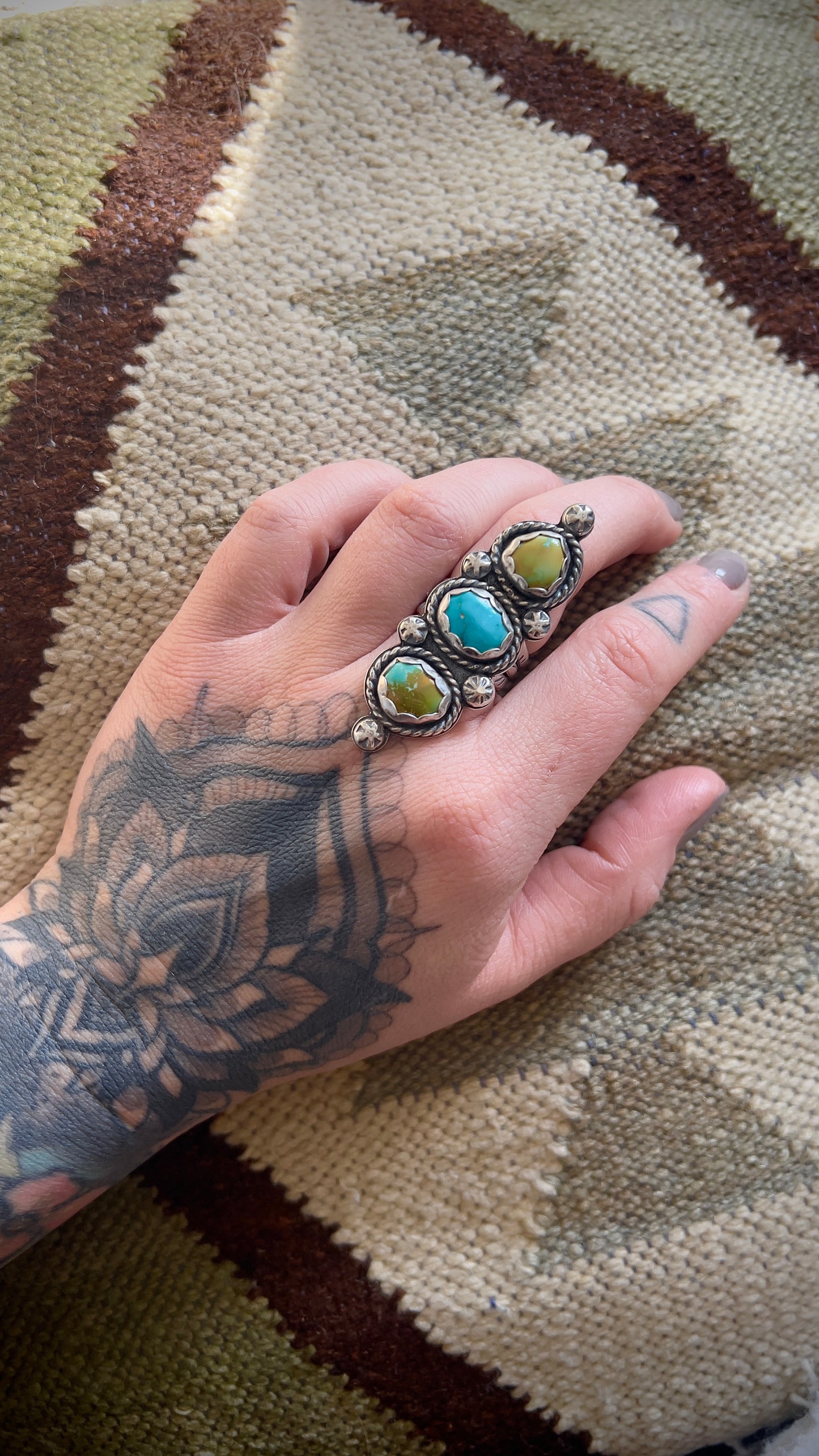 Lone Mountain Turquoise Ring | Size 7