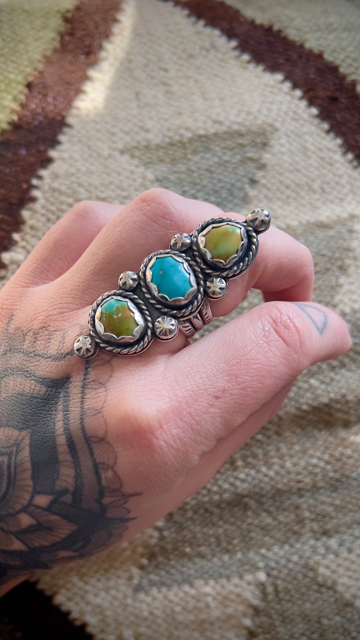 Lone Mountain Turquoise Ring | Size 7