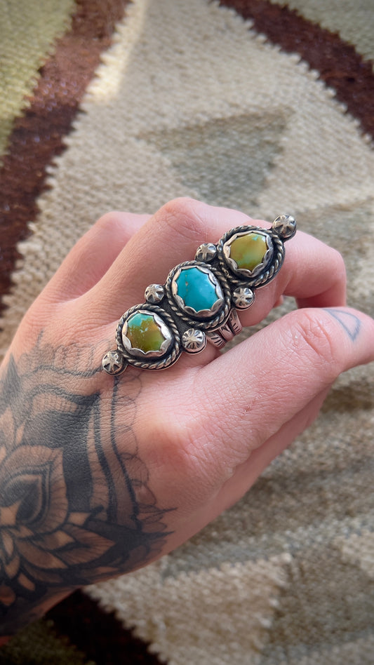 Lone Mountain Turquoise Ring | Size 7