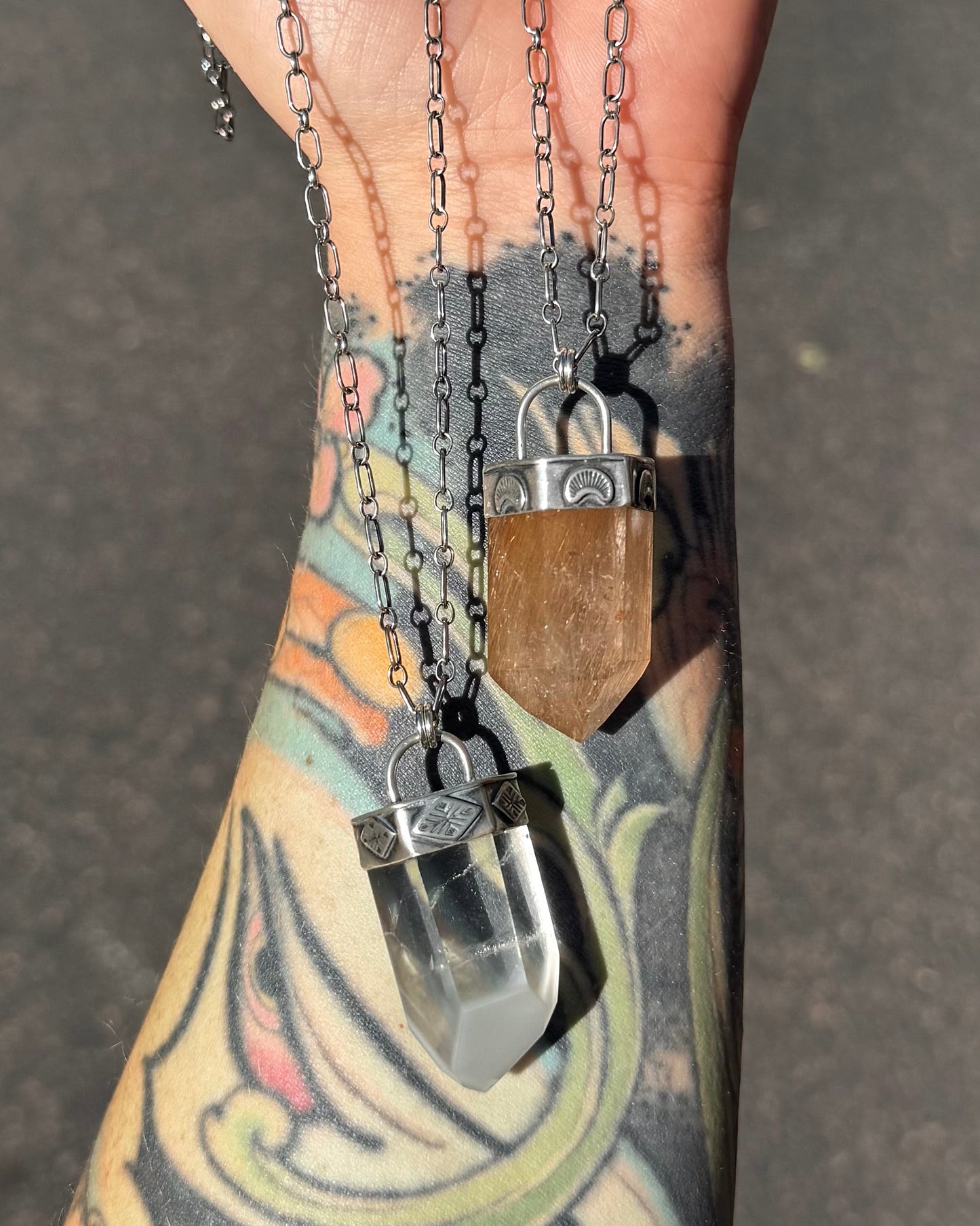 Phantom Quartz Talisman Pendant