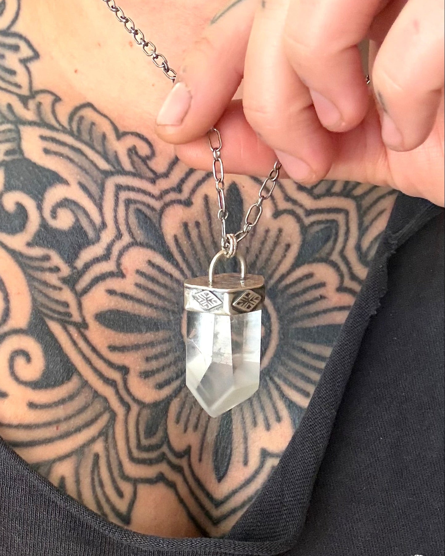 Phantom Quartz Talisman Pendant