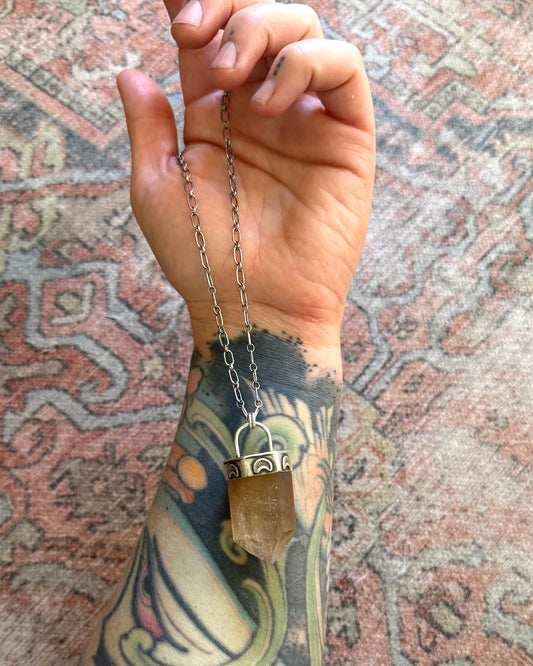 Chunky Rutilated Quartz Talisman