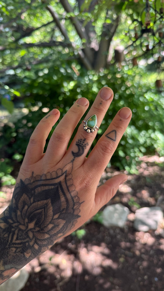 Sonoran Gold turquoise Ring - Size 6