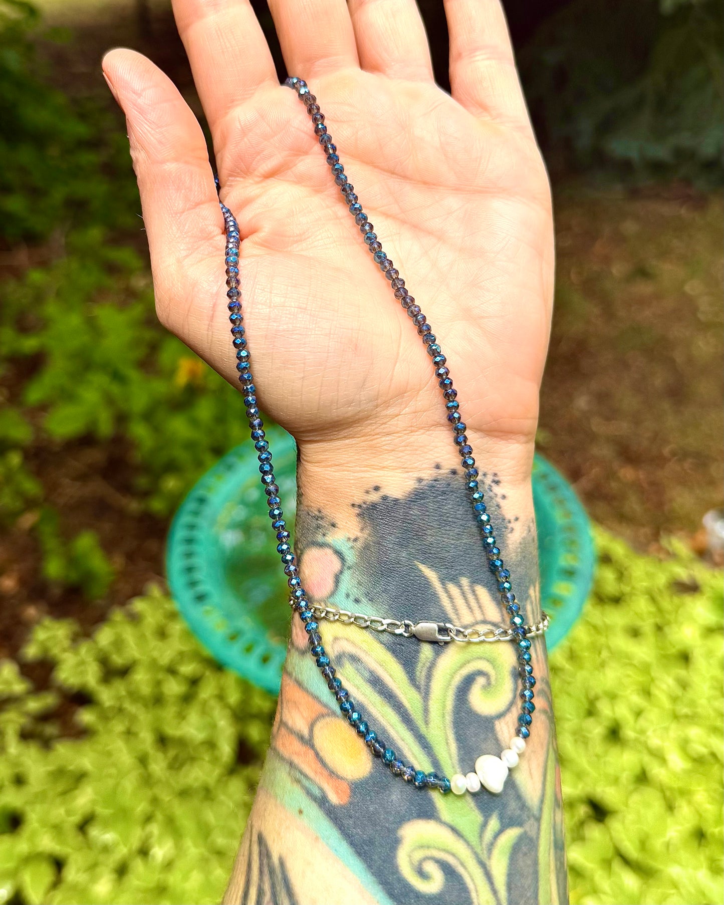 Cosmic Pearl Necklace