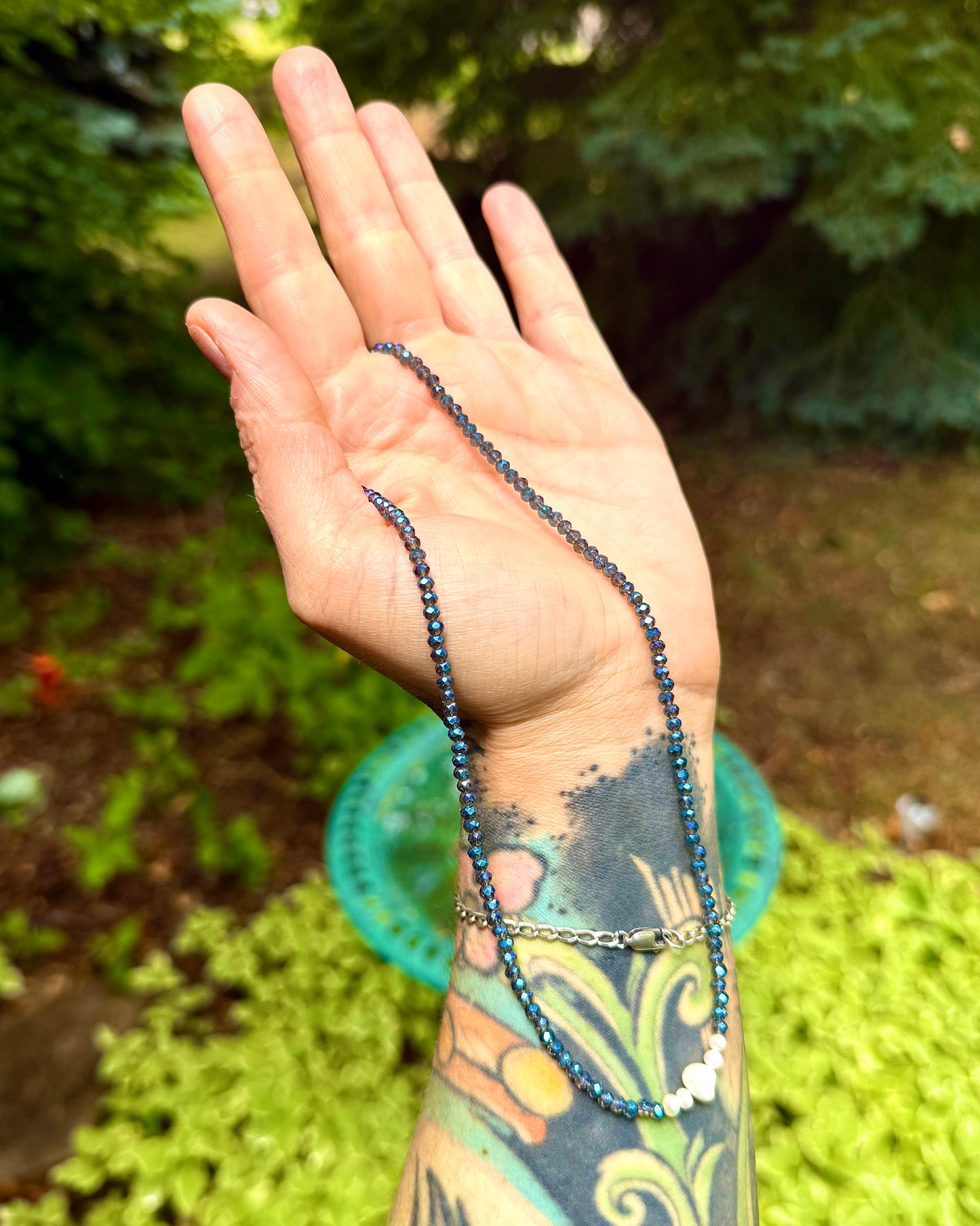 Cosmic Pearl Necklace