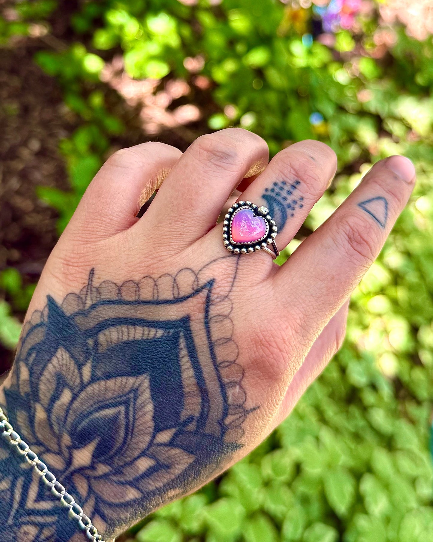 Aurora Heart Ring - Size 7