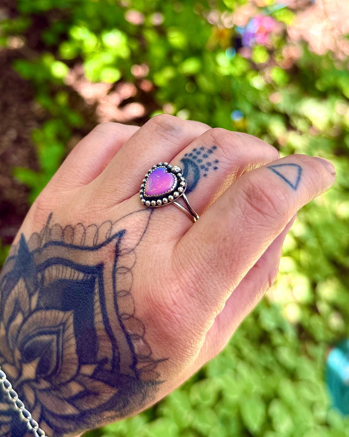 Aurora Heart Ring - Size 7