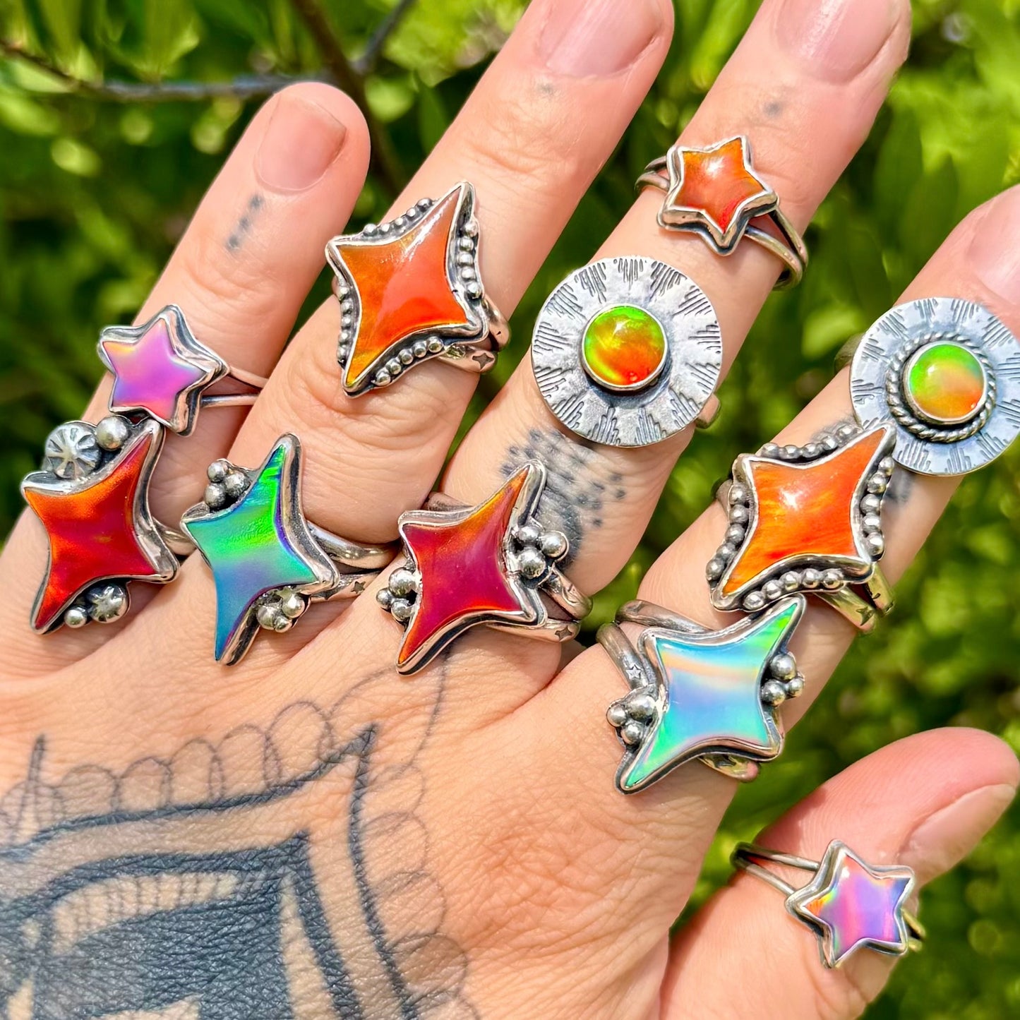 Aurora Star Ring | Size 9