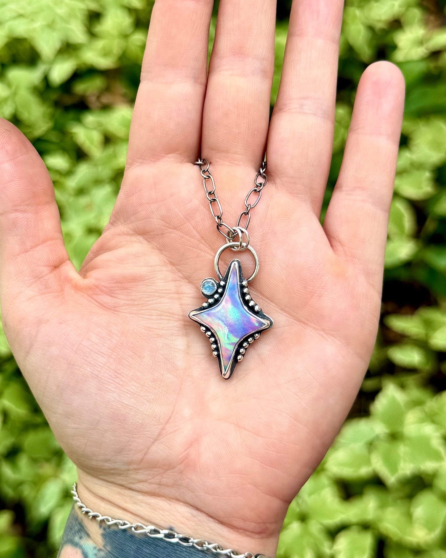 Twilight Pendant | Aurora Opal & Moonstone