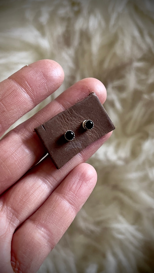 Onyx Stud Earrings
