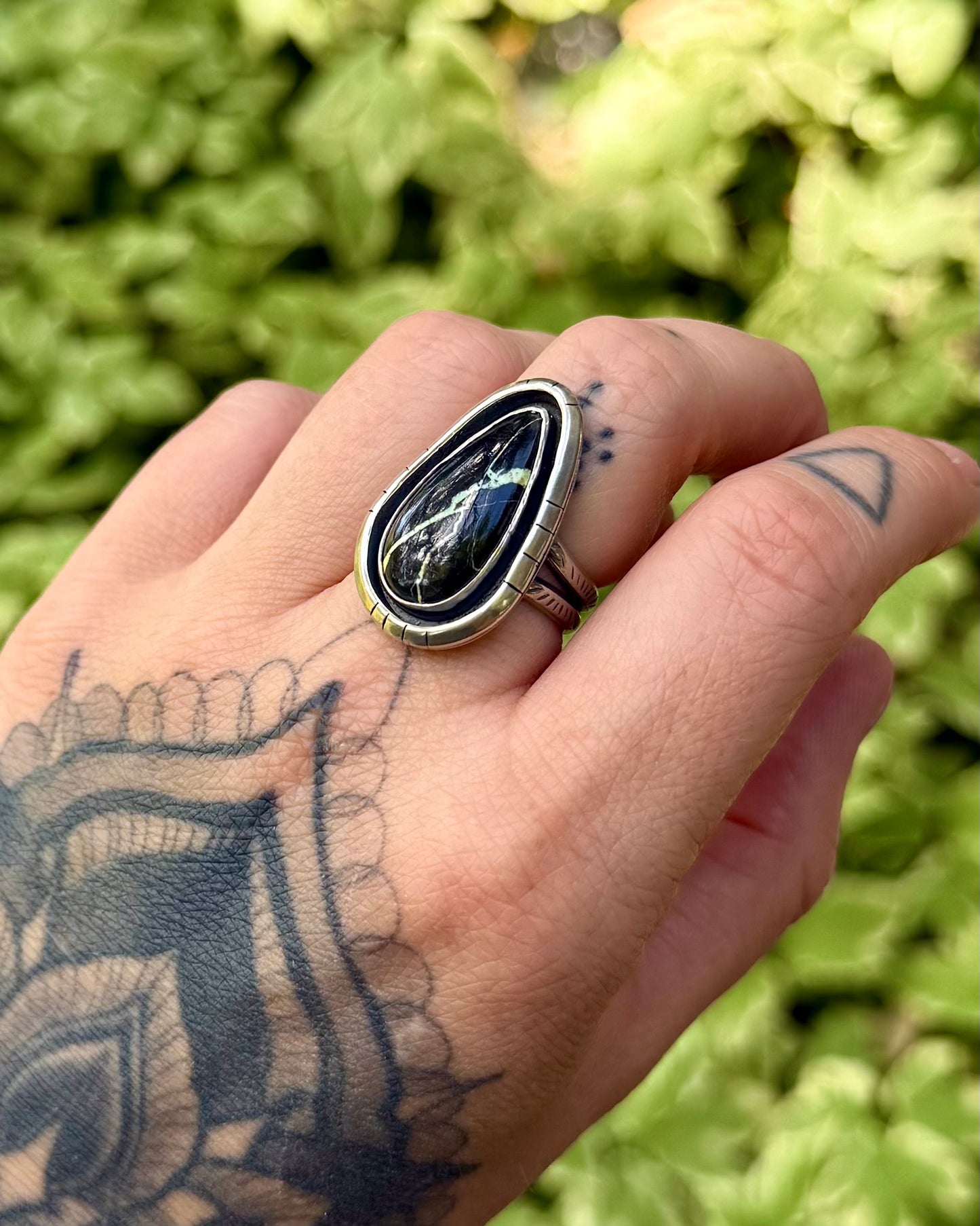 San Pedro Variscite Ring - Size 7.5