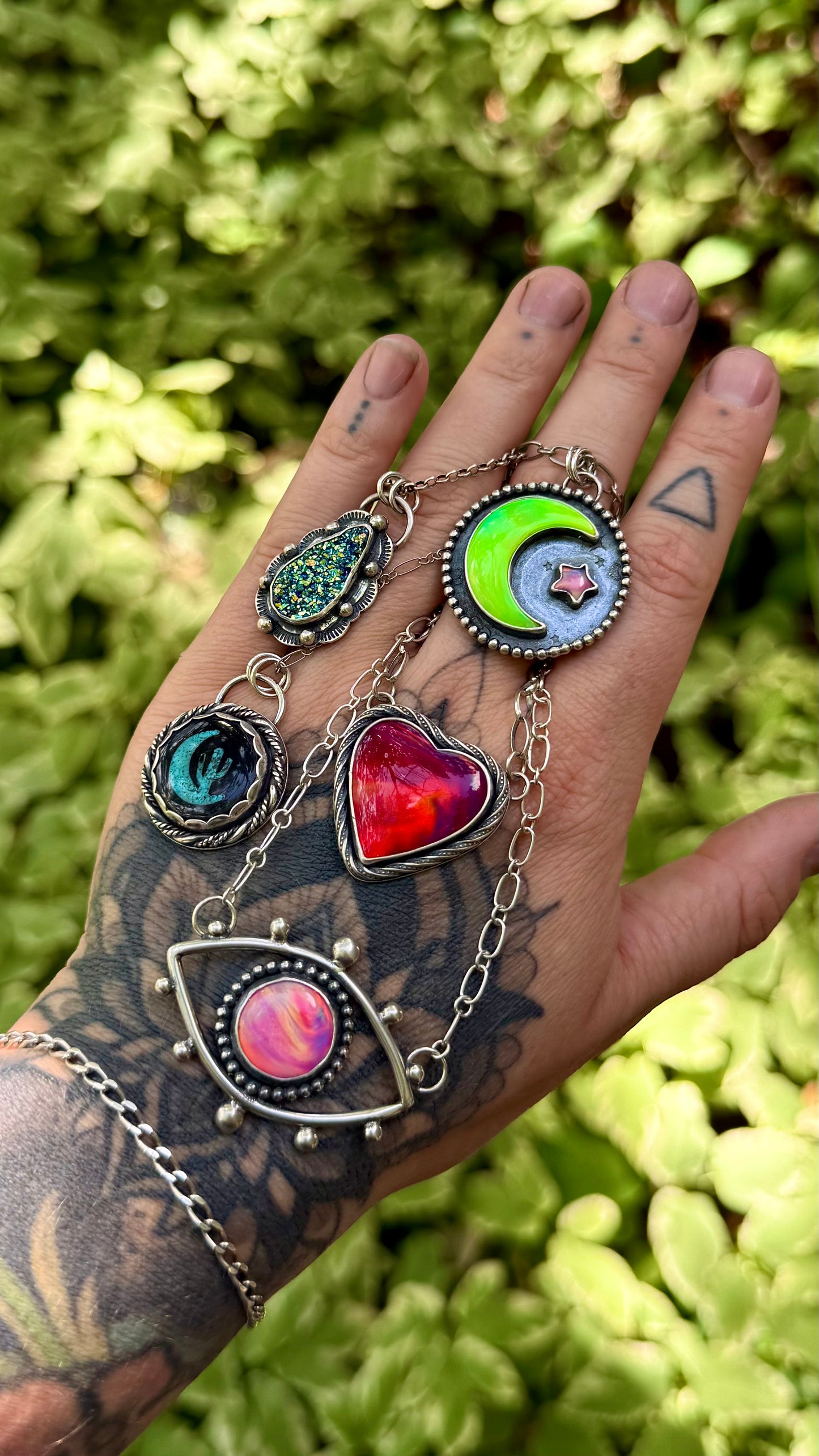 Angel Aura Quartz Druzy Pendant Necklace