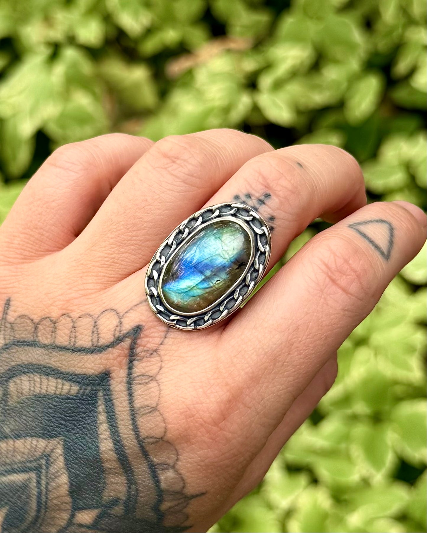 Labradorite Ring - Size 7