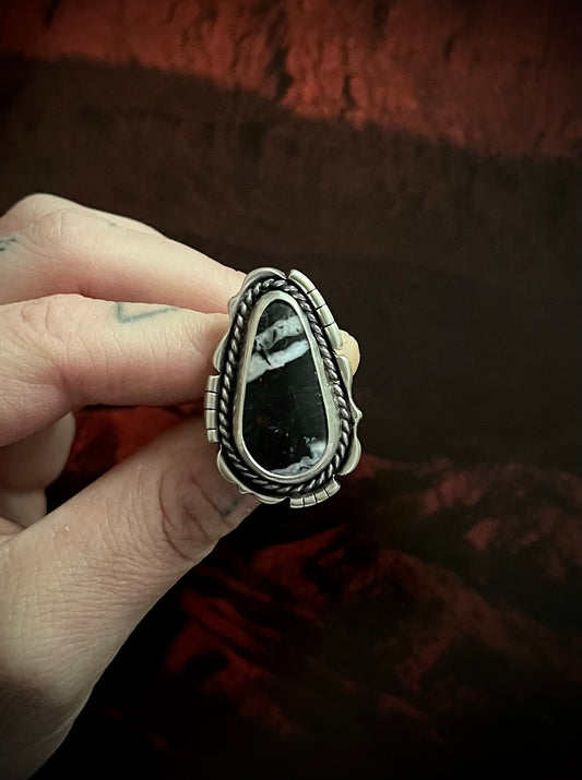 White Buffalo Statement Ring | Size 6.5