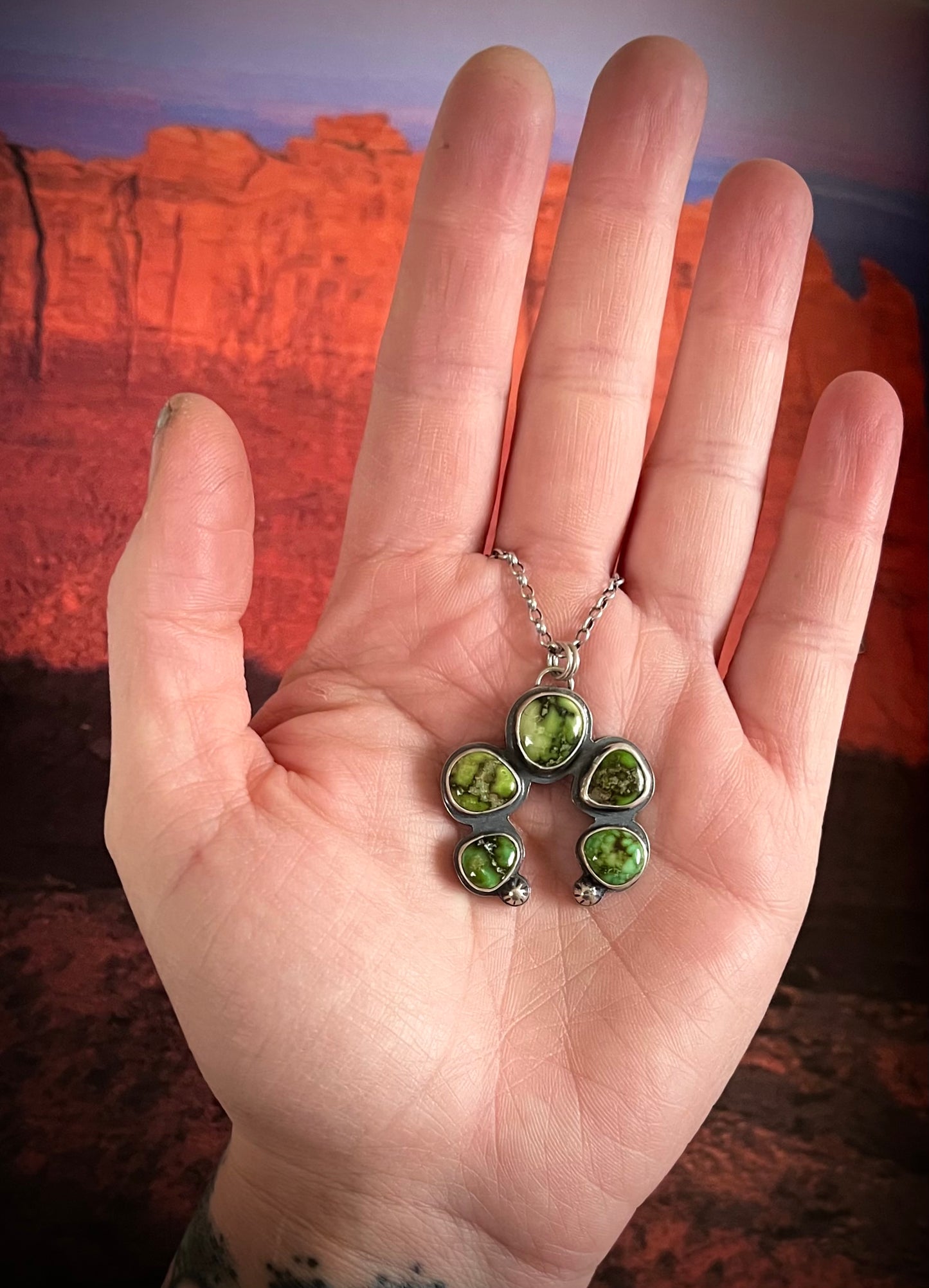 Sonoran Gold Mini Naja Pendant on 20" chain