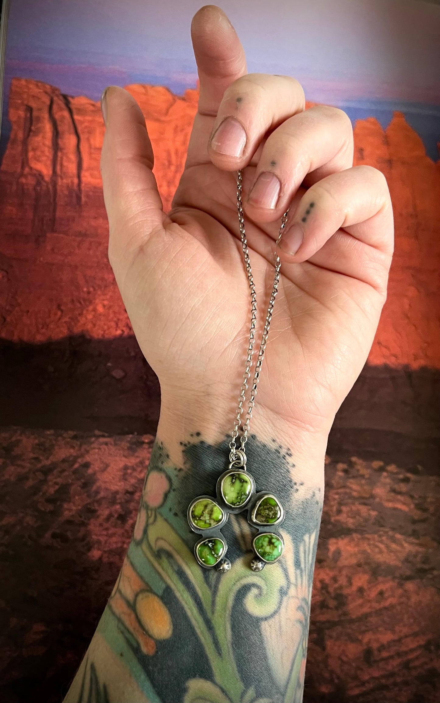 Sonoran Gold Mini Naja Pendant on 20" chain